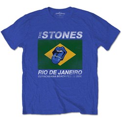 The Rolling Stones - Unisex Copacabana Blue T-Shirt