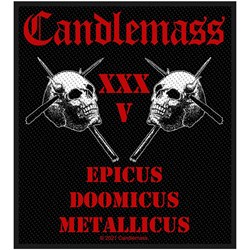 Candlemass - Unisex Epicus 35Th Anniversary Standard Patch