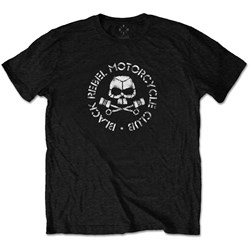 Black Rebel Motorcycle Club - Unisex Piston Skull T-Shirt