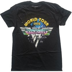 Van Halen - Unisex World Tour '78 Full Colour T-Shirt