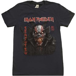 Iron Maiden - Unisex Senjutsu Back Cover Vertical Logo T-Shirt
