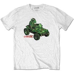 Gorillaz - Unisex Green Jeep T-Shirt