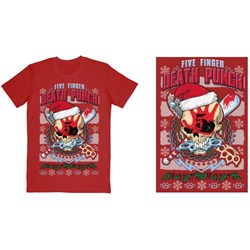 Five Finger Death Punch - Unisex Zombie Kill Xmas T-Shirt