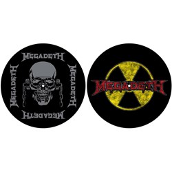 Megadeth - Unisex Radioactive Turntable Slipmat Set