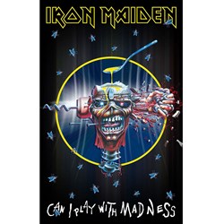 Iron Maiden - Unisex Can I Play With Madness Textile Poster