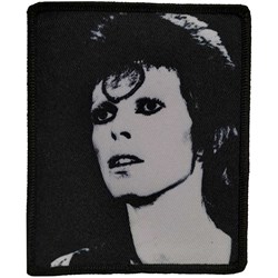 David Bowie - Unisex Black & White Standard Patch