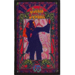 Janis Joplin - Unisex Floral Flame Standard Patch