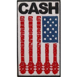 Johnny Cash - Unisex Flag Standard Patch