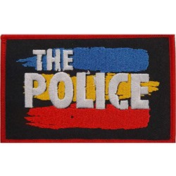 The Police - Unisex 3 Stripes Logo Standard Patch