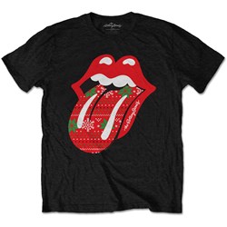 The Rolling Stones - Unisex Christmas Tongue T-Shirt