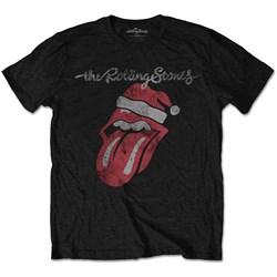 The Rolling Stones - Unisex Santa Lick T-Shirt