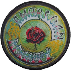 Grateful Dead - Unisex American Beauty Circle Standard Patch