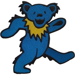 Grateful Dead - Unisex Blue Dancing Bear Standard Patch
