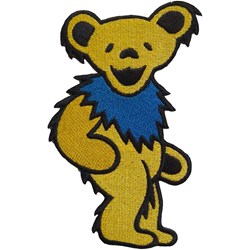 Grateful Dead - Unisex Yellow Dancing Bear Standard Patch