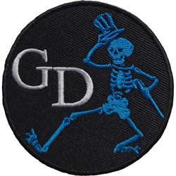Grateful Dead - Unisex Skeleton Circle Standard Patch