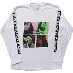 The Beatles - Unisex Get Back Studio Shots Long Sleeve T-Shirt