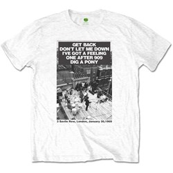 The Beatles - Unisex Rooftop Songs T-Shirt