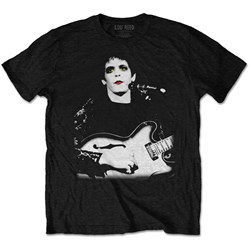 Lou Reed - Unisex Bleached Photo T-Shirt