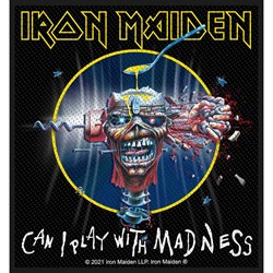 Iron Maiden - Unisex Can I Play With Madness Standard Patch