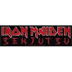 Iron Maiden - Unisex Senjutsu Logo Super Strip Patch