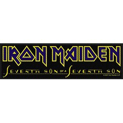 Iron Maiden - Unisex Seventh Son Logo Super Strip Patch