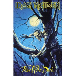 Iron Maiden - Unisex Fear Of The Dark Textile Poster
