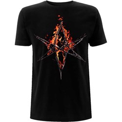 Bring Me The Horizon - Unisex Flaming Hex T-Shirt