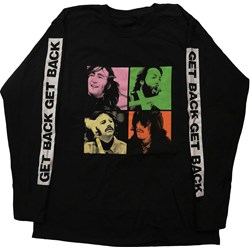 The Beatles - Unisex Get Back Studio Shots Long Sleeve T-Shirt