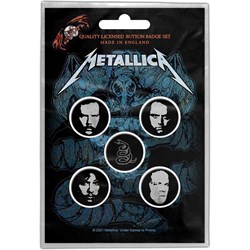 Metallica - Unisex Wherever I May Roam Button Badge Pack