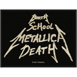 Metallica - Unisex Birth, School, Metallica, Death Standard Patch