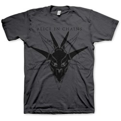Alice In Chains - Unisex Black Skull T-Shirt