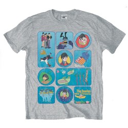 The Beatles - Unisex Yellow Submarine Montage T-Shirt