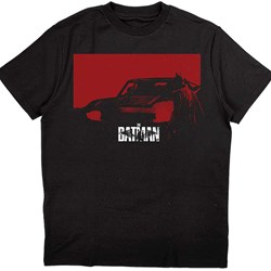 DC Comics - Unisex The Batman Red Car T-Shirt