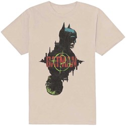 DC Comics - Unisex The Batman Question Mark Bat T-Shirt