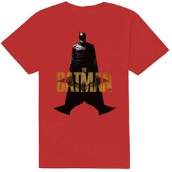 DC Comics - Unisex The Batman Yellow Text T-Shirt