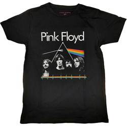 Pink Floyd - Unisex Dark Side Of The Moon Band & Pulse T-Shirt