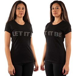 The Beatles - Womens Let It Be Embellished T-Shirt
