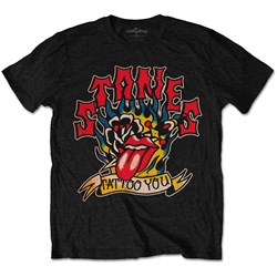 The Rolling Stones - Unisex Tattoo You Blue Flames T-Shirt