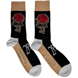 Tupac - Unisex Rose Ankle Socks