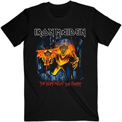 Iron Maiden - Unisex Number Of The Beast Eddie Panel Burst T-Shirt