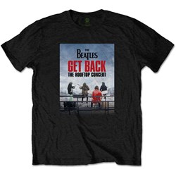 The Beatles - Unisex Rooftop Concert T-Shirt