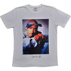 Tupac - Unisex Blue Bandana T-Shirt