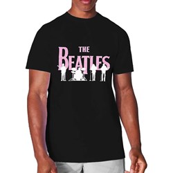 The Beatles - Unisex Band Silhouettes Hi-Build T-Shirt