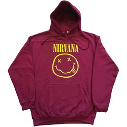 Nirvana - Unisex Yellow Smiley Pullover Hoodie