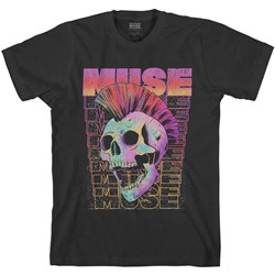 Muse - Unisex Mowhawk Skull T-Shirt