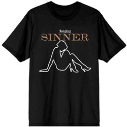 Judas Priest - Unisex Sin After Sin Sinner Slogan Lady T-Shirt