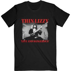 Thin Lizzy - Unisex Live & Dangerous T-Shirt