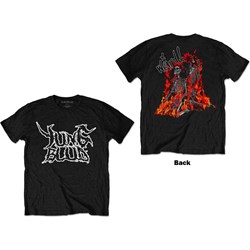 Yungblud - Unisex Weird Flaming Skeletons T-Shirt
