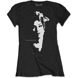 Amy Winehouse - Womens Scarf Portrait T-Shirt