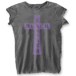 Black Sabbath - Womens Vintage Cross T-Shirt